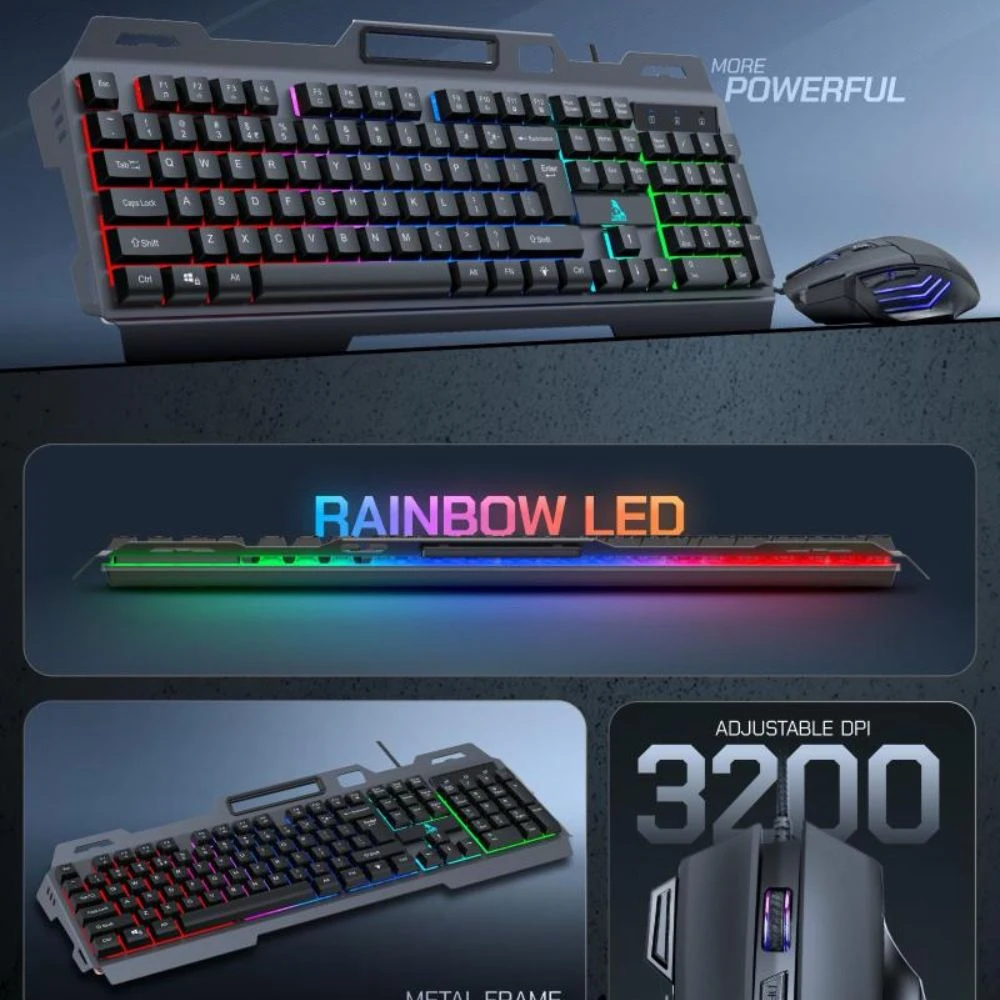 TAG Gaming Keyboard Mouse Combo USB RGB AVENGER 3.0 view 2